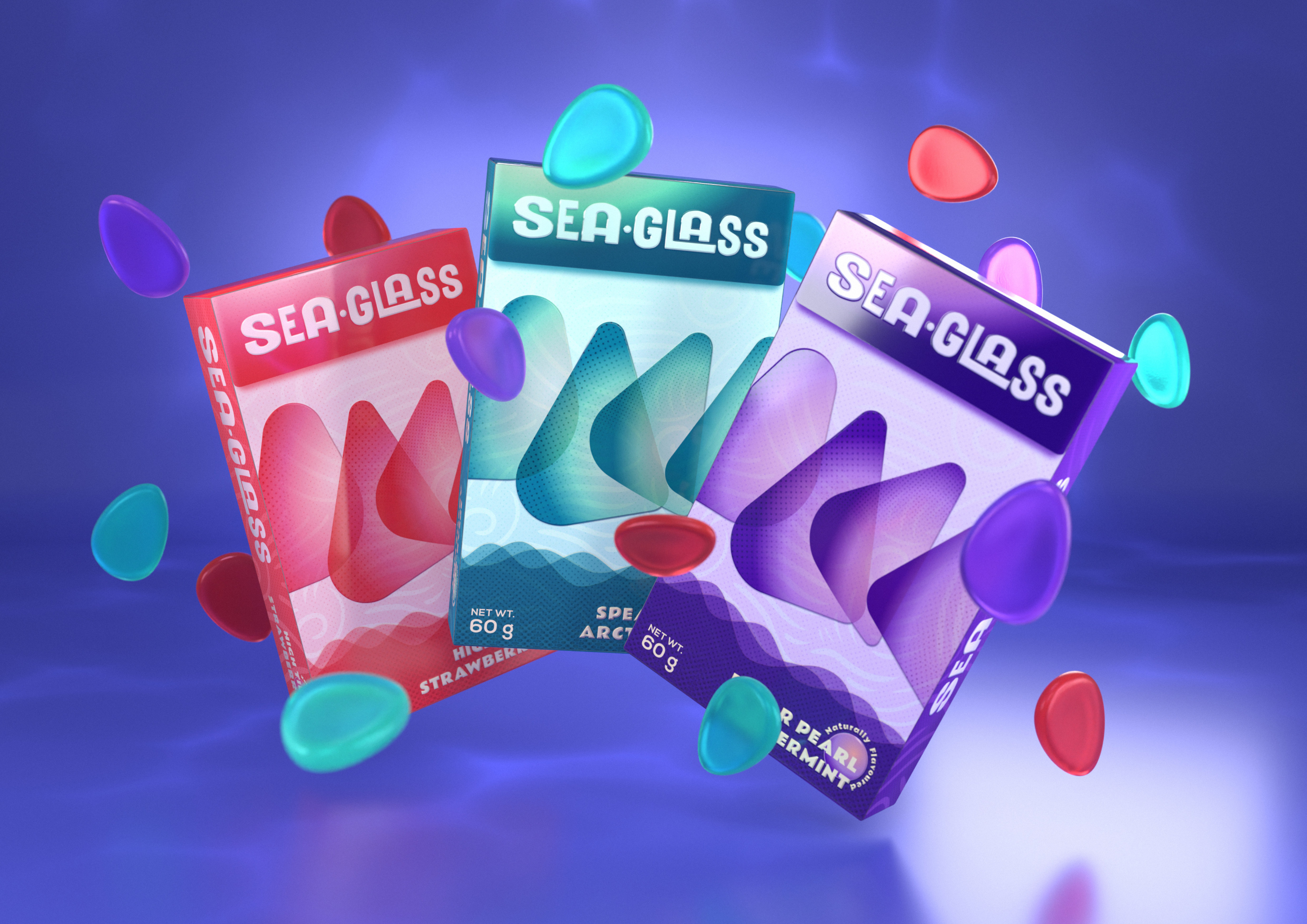 Sea Glass Mints Branding