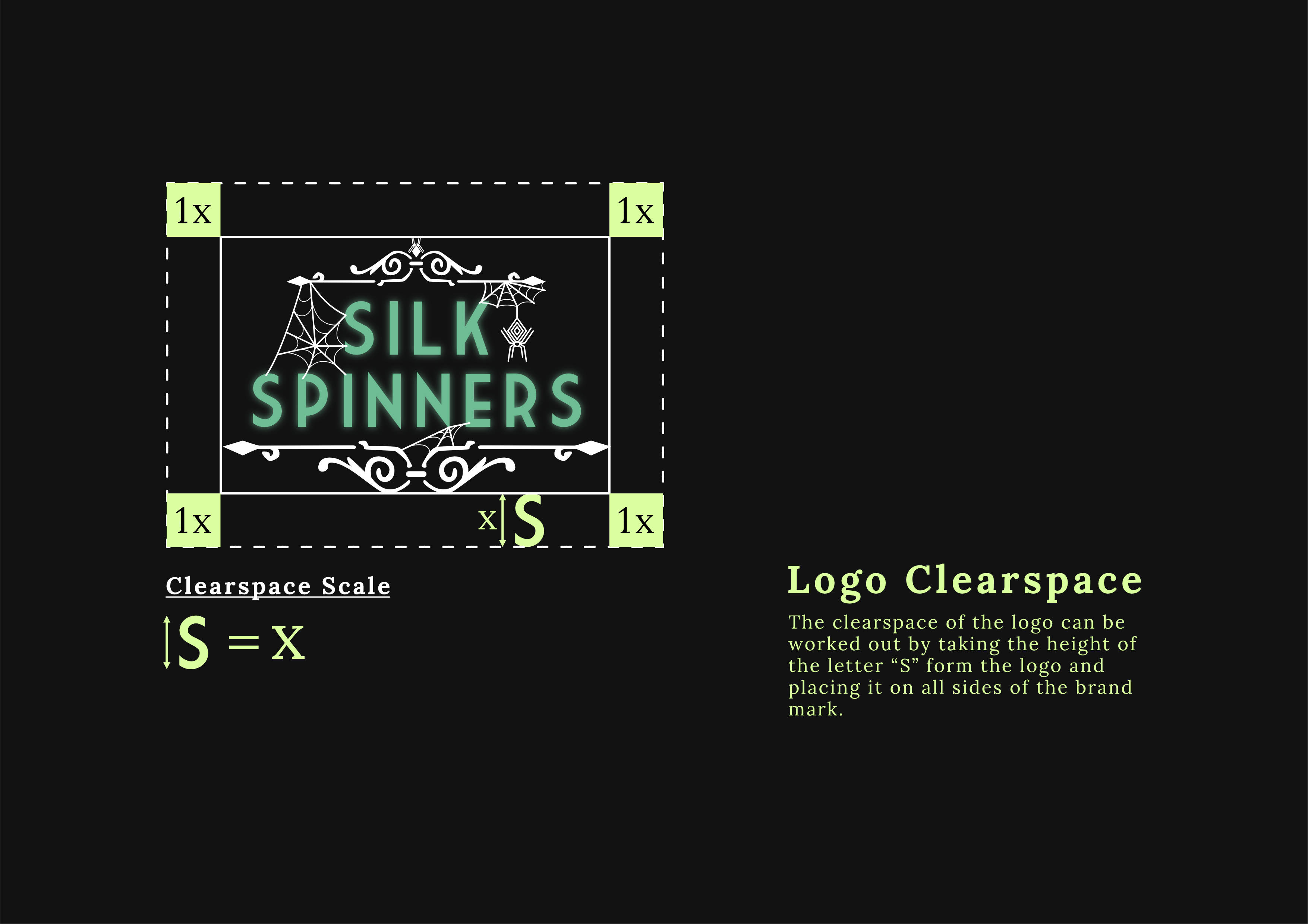 Silk Spinners Logo Clearspace Rules
