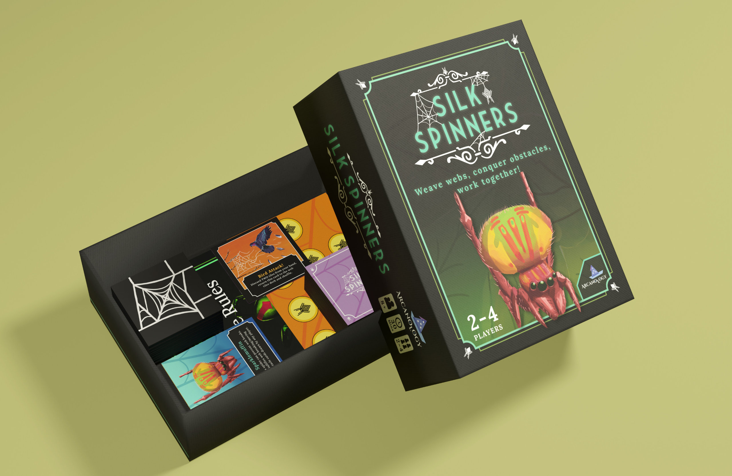Silk Spinners Board Game Artwork 5